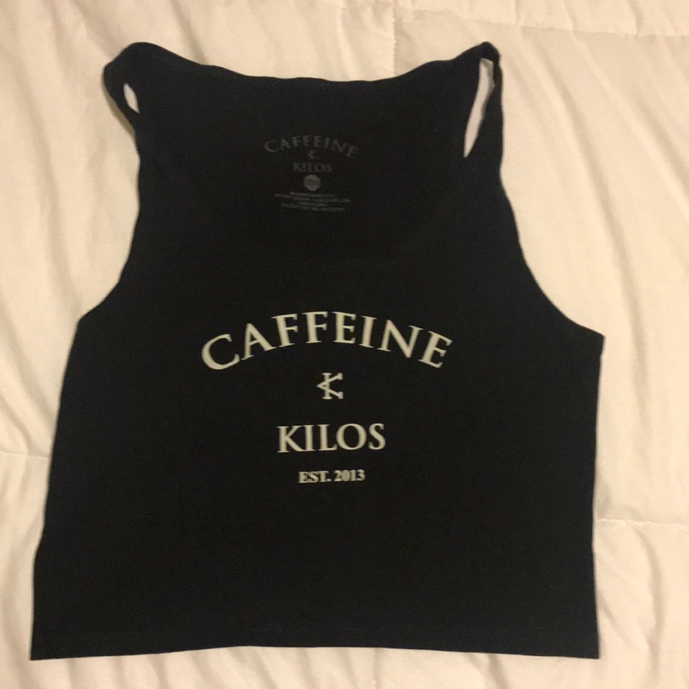 Caffeine and Kilos Crop top